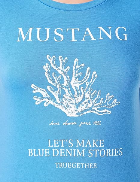 Mustang dámske tričko modré Popis produktu: