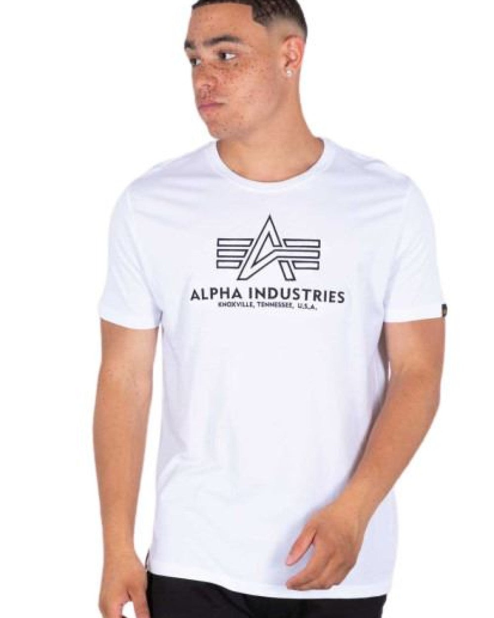 Alpha Industries Basic Pánske Tričko Embroidery