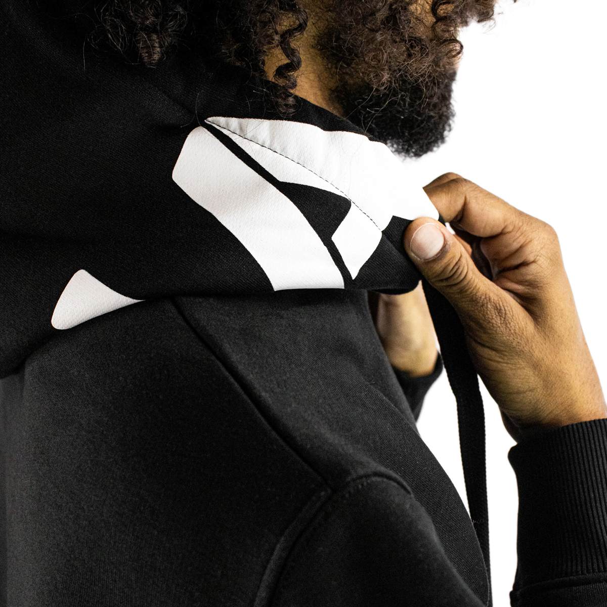 Alpha Industries Inc Alpha Hoodie - BLACK Pánska Mikina