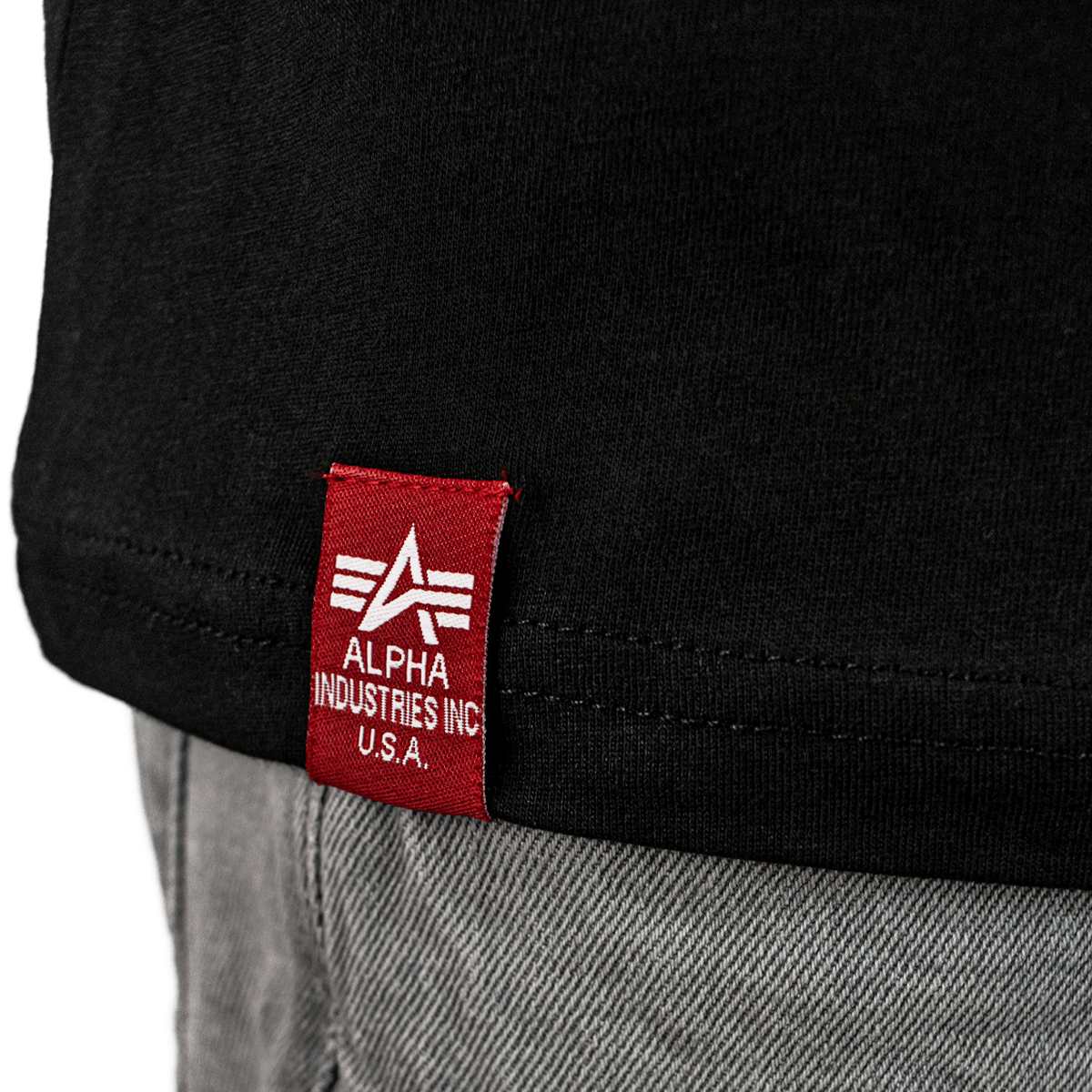Alpha Industries Inc Alpha Wording Pánske tričko
