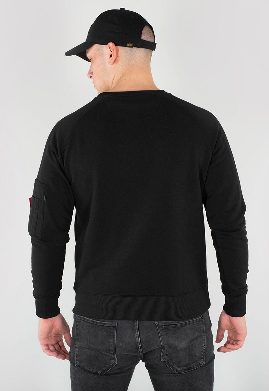 Alpha Industries X-Fit Sweat Hoodies / Sweatshirts Black Pánska Mikina