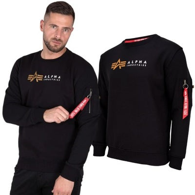 Alpha Industries pánska mikina NASA Reflective čierna