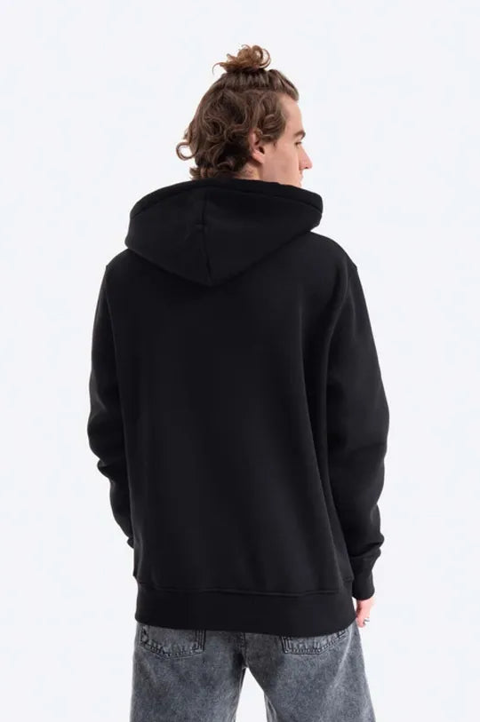 Alpha Industries pánska mikina čierna s kapucňou