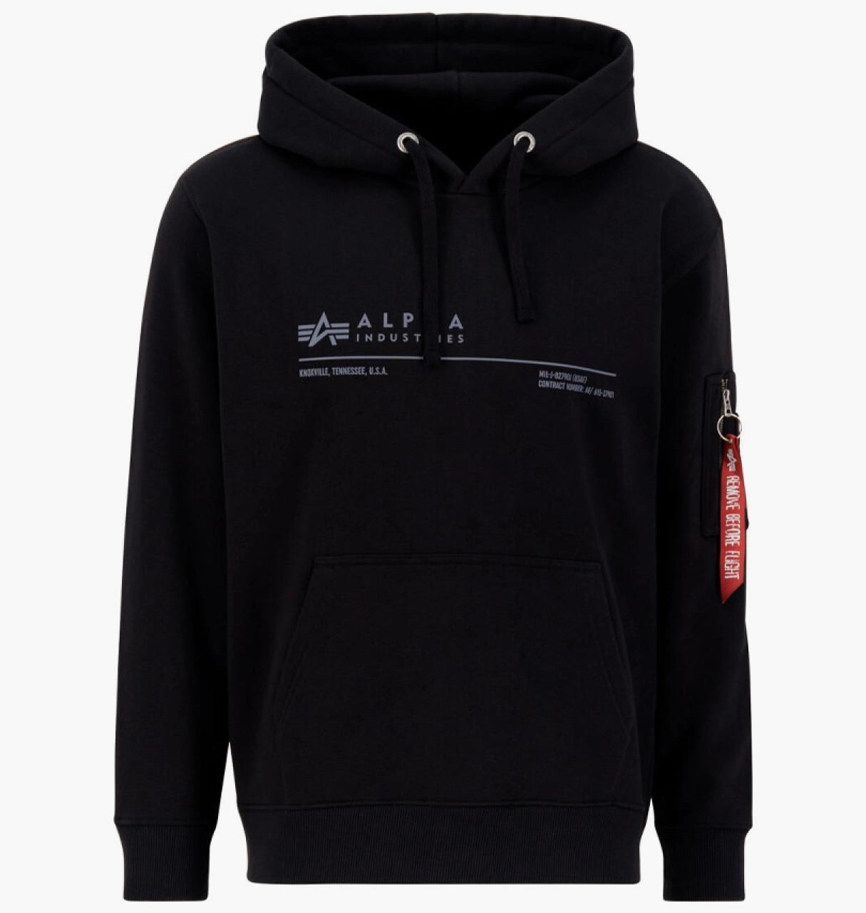 Alpha Industries pánska mikina s kapucňou čierna