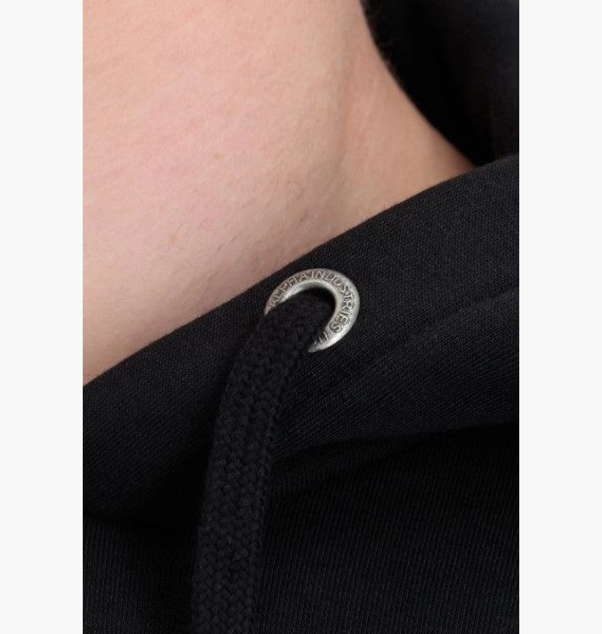Alpha Industries pánska mikina s kapucňou čierna