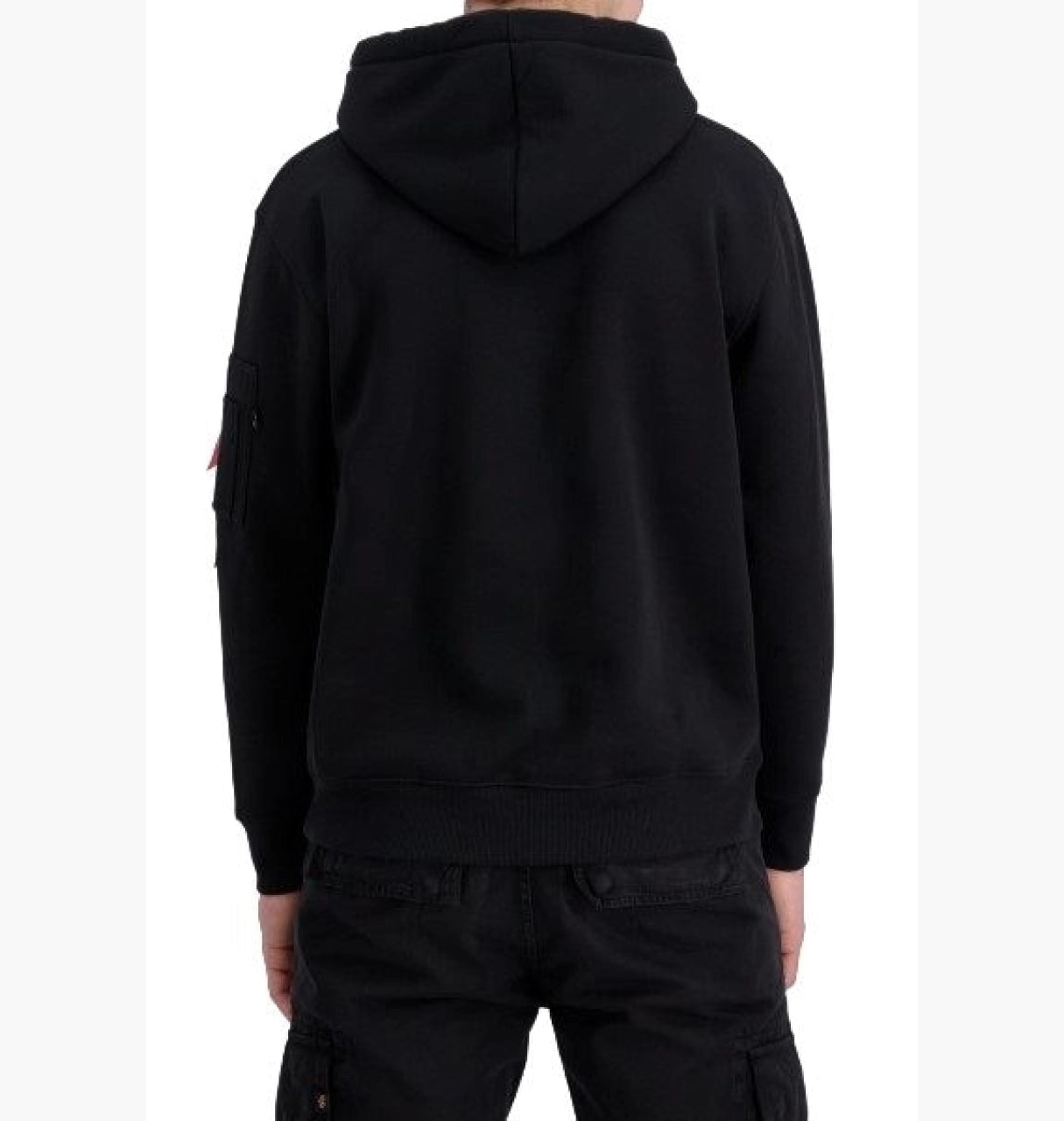 Alpha Industries pánska mikina s kapucňou čierna