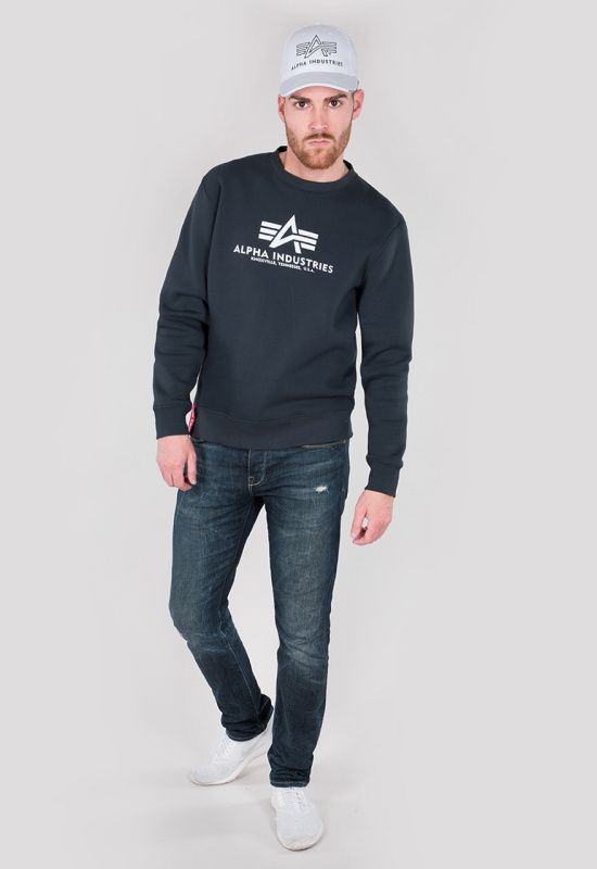 Alpha Industries pánska mikina tmavosivá