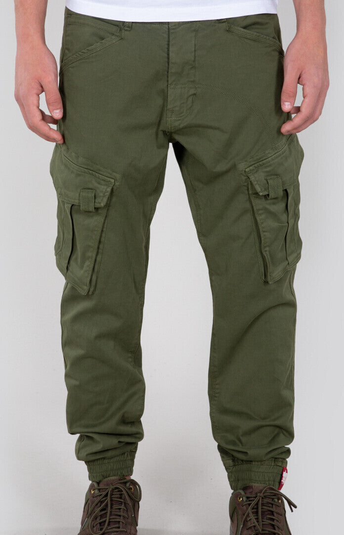 Alpha Industries pánske cargo nohavice Spy Cargo Pants - tmavo olivové