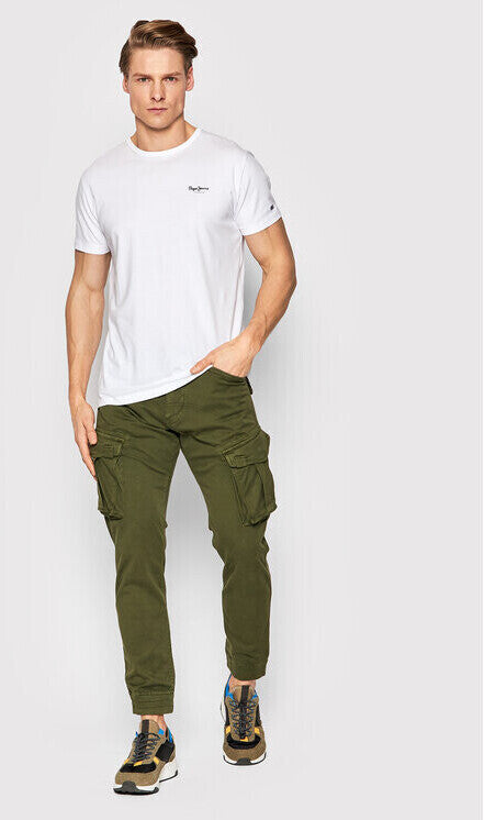 Alpha Industries pánske cargo nohavice Spy Cargo Pants - tmavo olivové