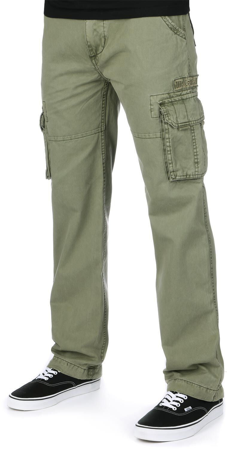 Alpha Industries pánske nohavice Jet olivové