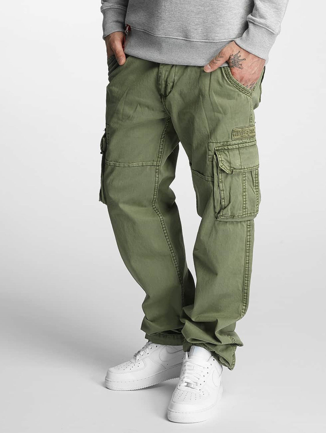 Alpha Industries pánske nohavice Jet olivové