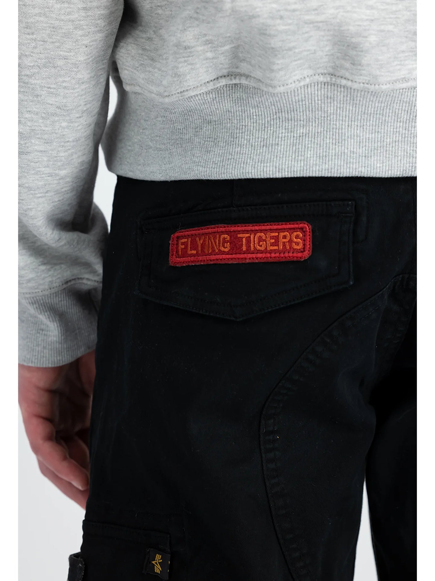Alpha Industries pánske nohavice Petrol Patch, čierna