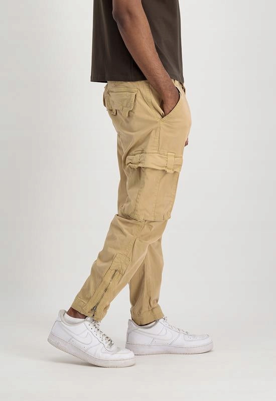 Alpha Industries pánske nohavice Task Force Pant-BE béžové