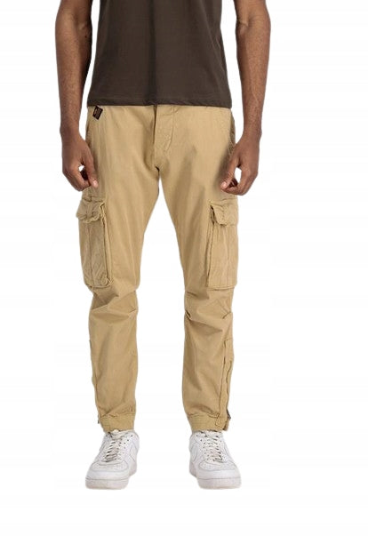 Alpha Industries pánske nohavice Task Force Pant-BE béžové