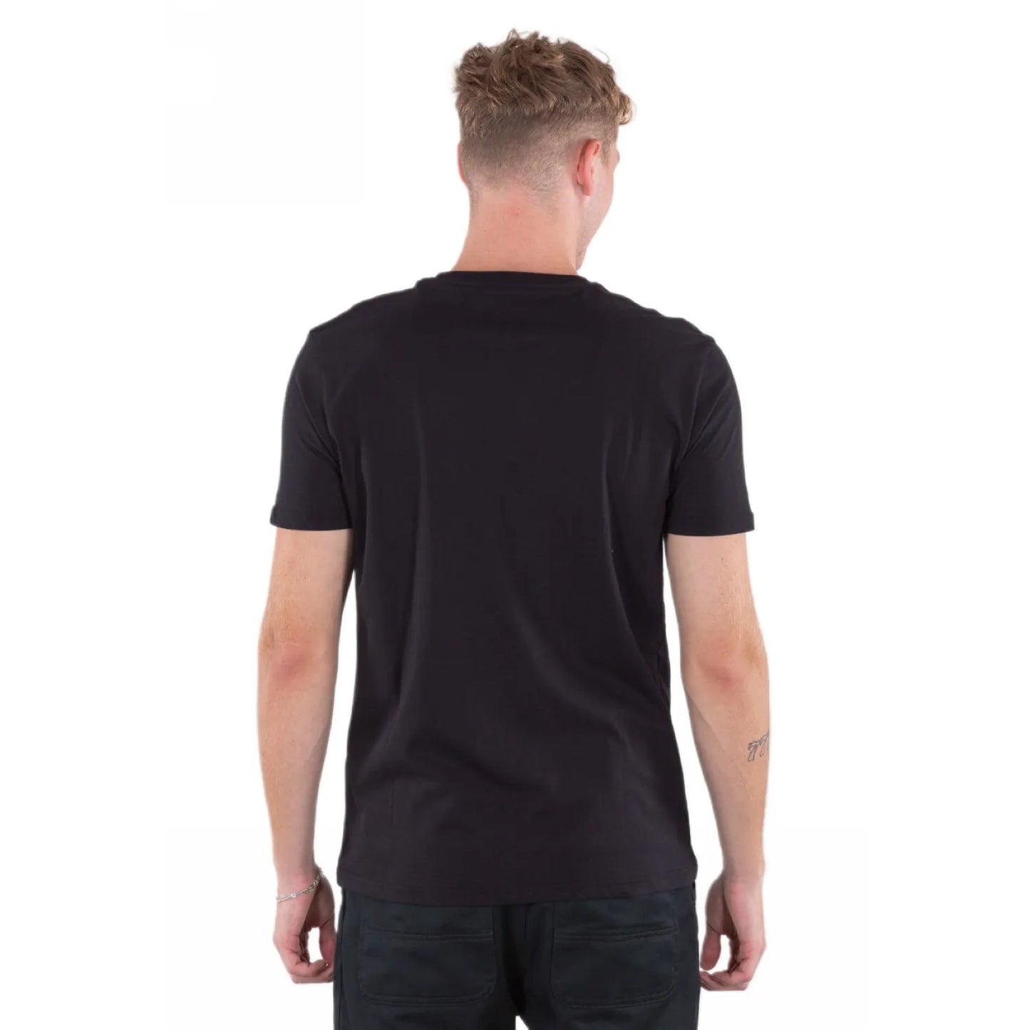 Alpha Industries pánske tričko Basic T Embroidery čierne