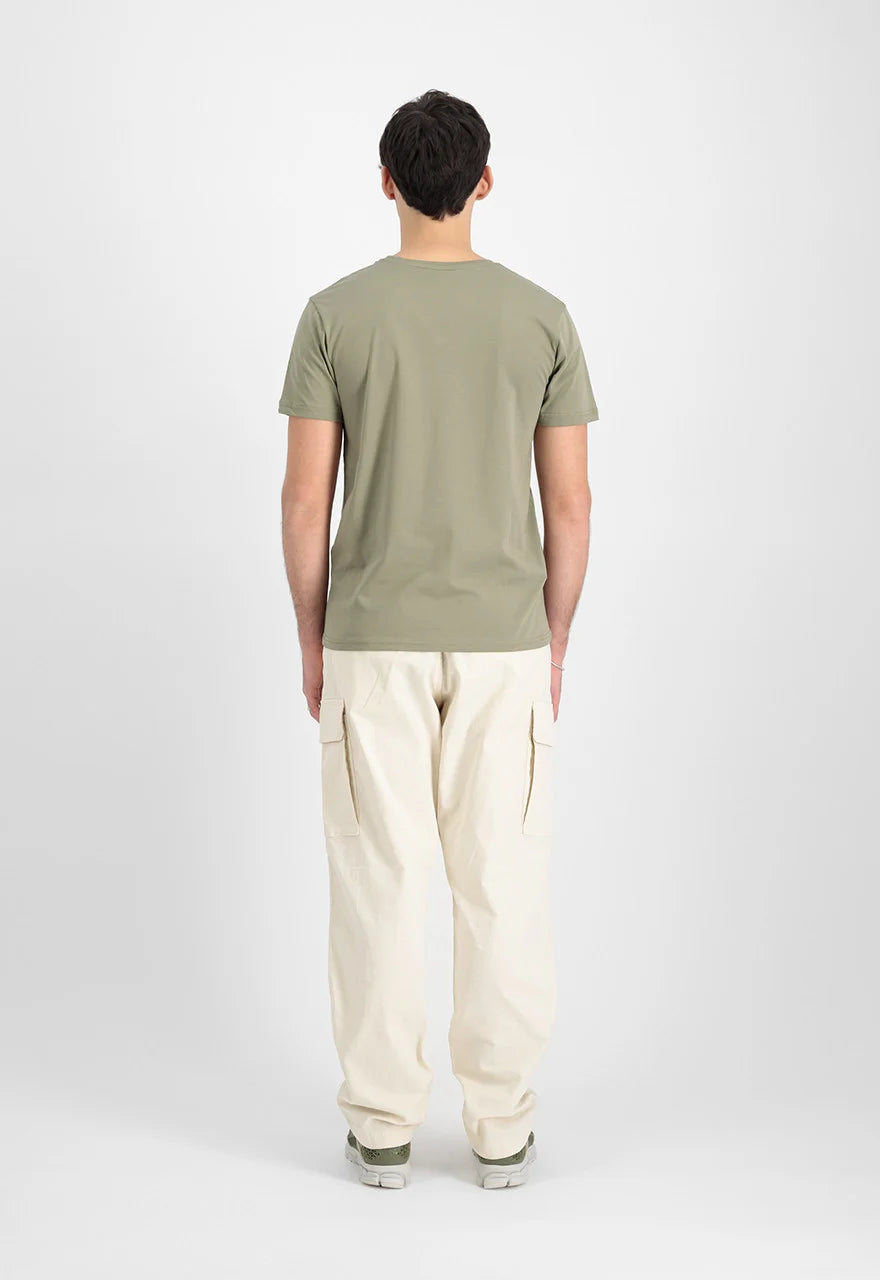 Alpha Industries pánske tričko Camo Logo, zelená
