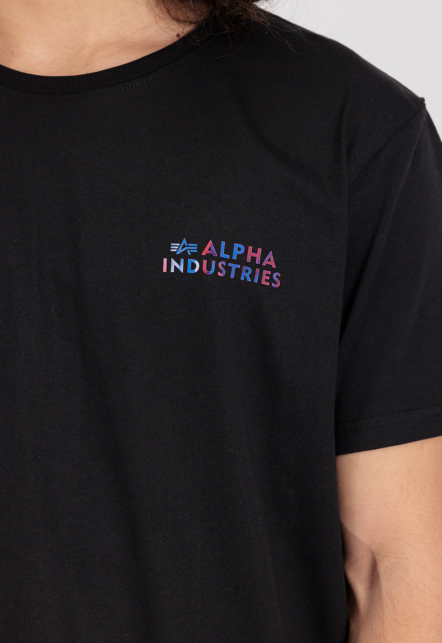 Alpha Industries pánske tričko čierne s potlačou loga
