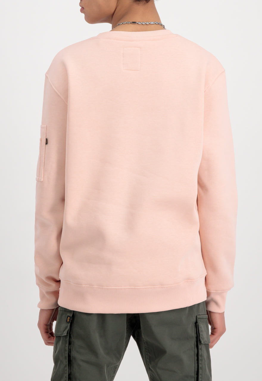 Alpha Industries pánsky sveter Basic Logo béžový