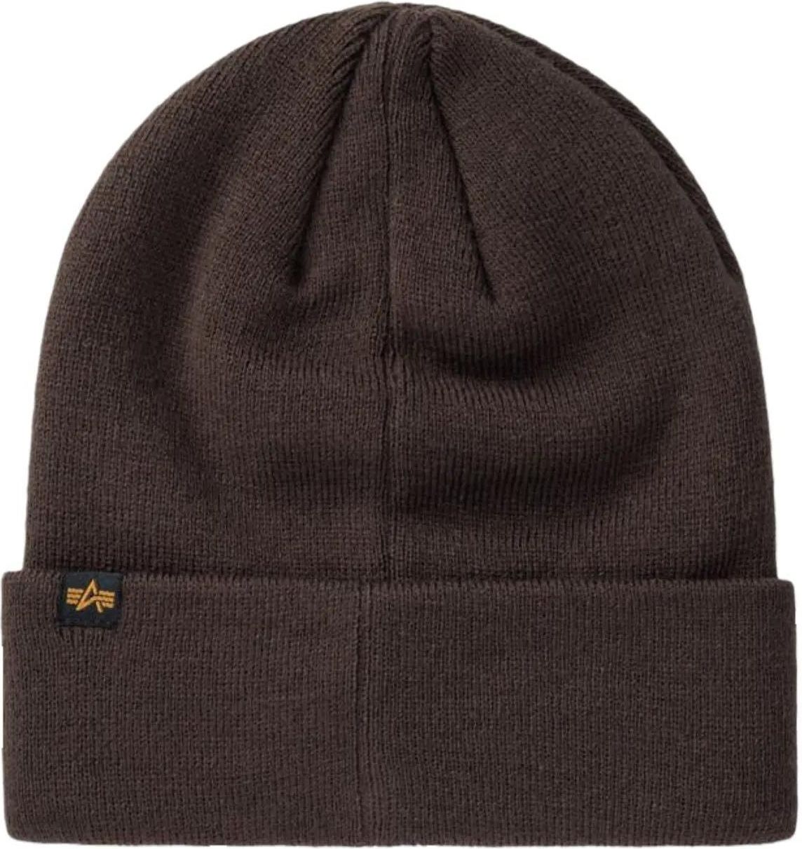 Alpha Industries unisex čiapka 3D Beanie hnedá