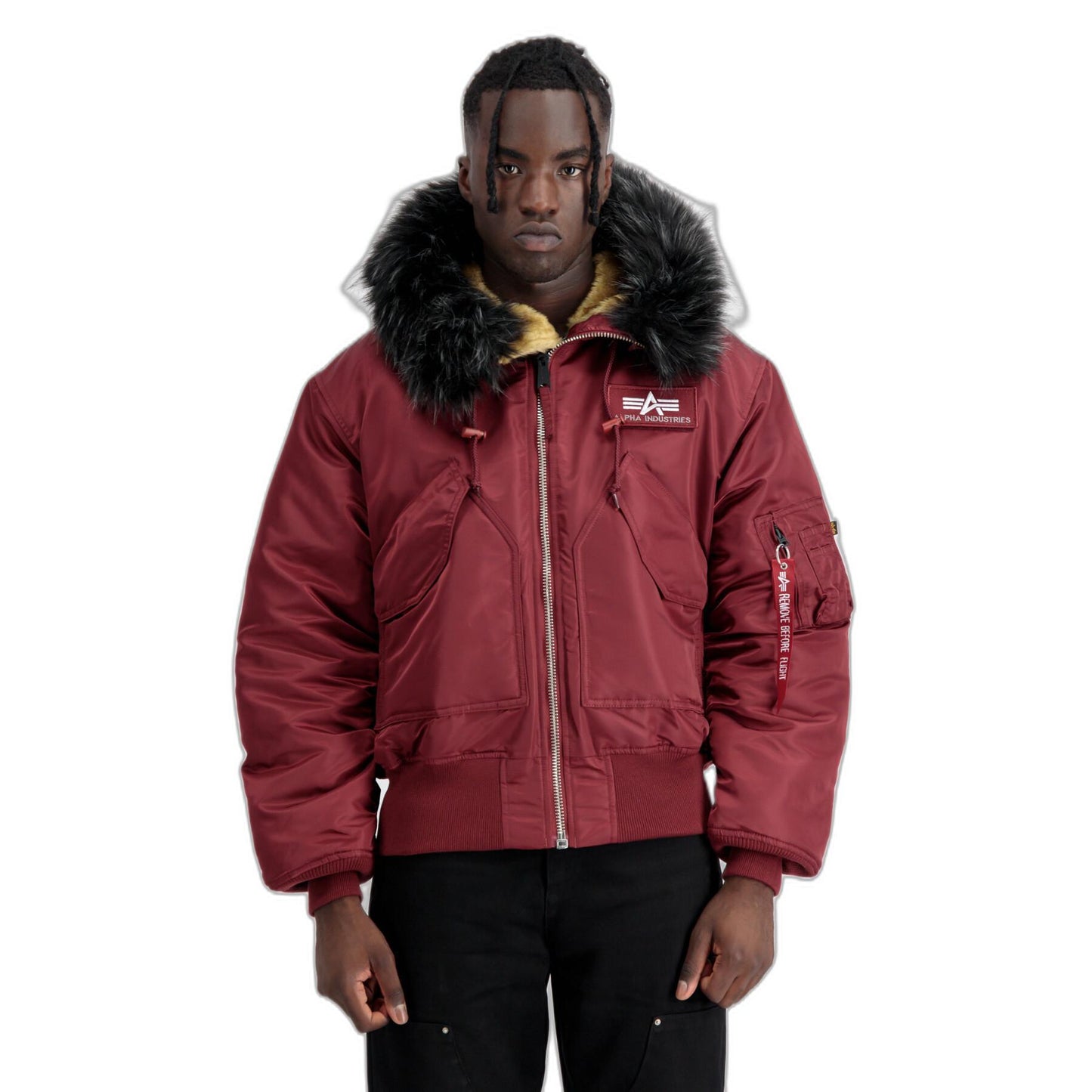 Customized hooded bomber Alpha Industries 45P