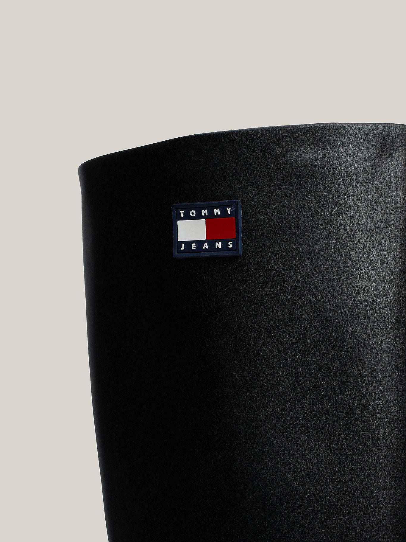 Leather Cleat Knee-High Boots
