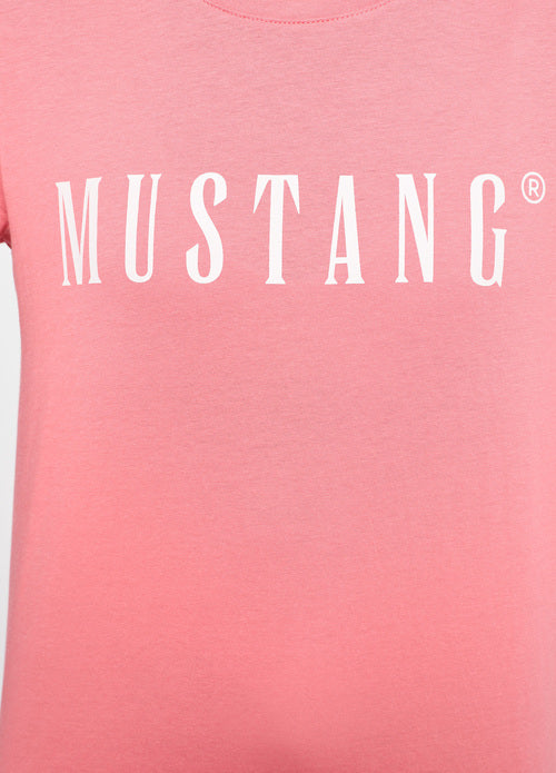 Mustang dámske tričko Alina C Logo Tee, ružové