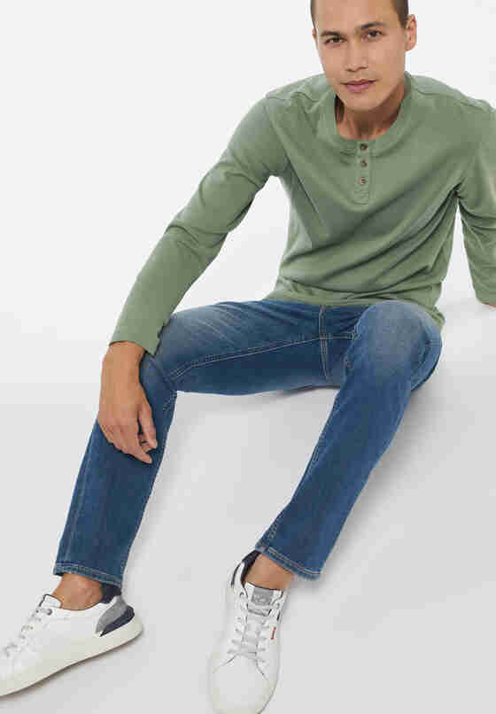 Mustang pánske Oregon Tapered Jeans modré