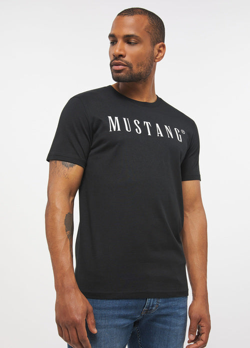 Mustang pánske tričko Alex C Logo čierne