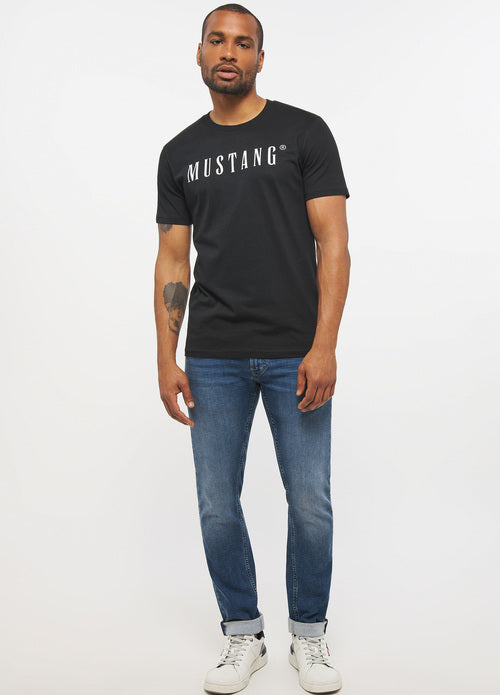 Mustang pánske tričko Alex C Logo čierne