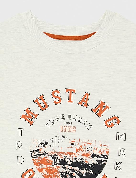 Mustang pánske tričko s grafickým dizajnom