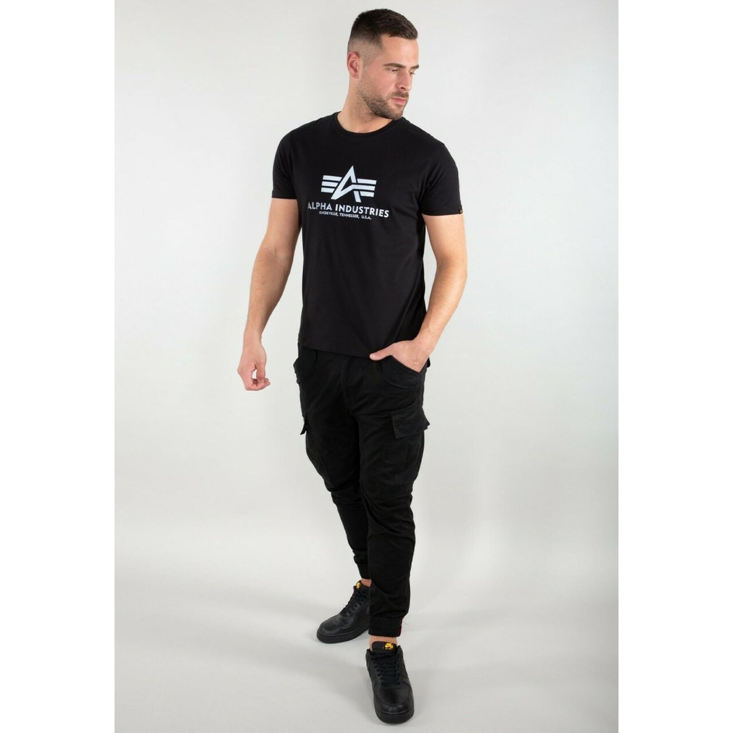 T-shirt Alpha Industries Basic Reflective Print