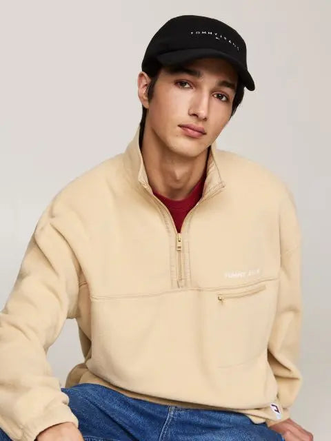 TOMMY JEANS Fleece Five-Panel Baseball Cap