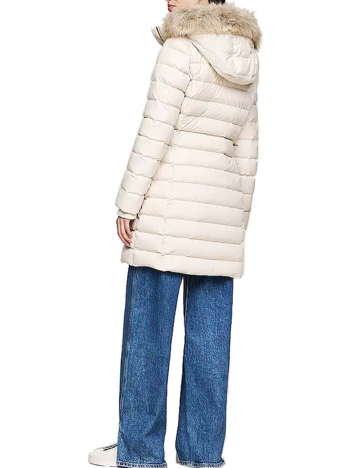 TOMMY JEANS TJW ESSENTIAL HOODED DOWN COAT dámska bunda