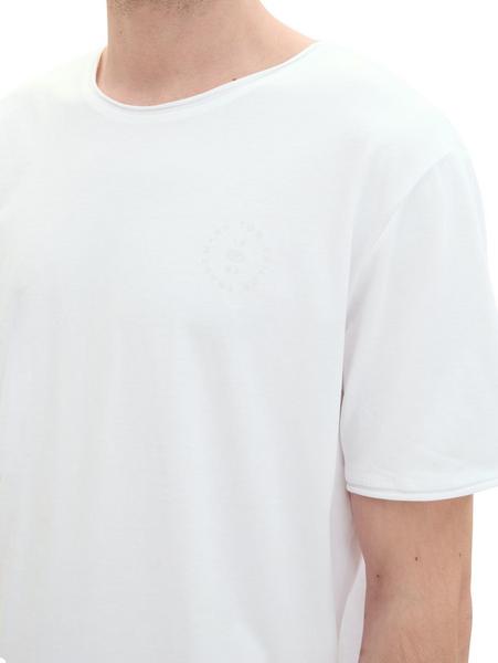 Tom Tailor Man Basic T-Shirt - White