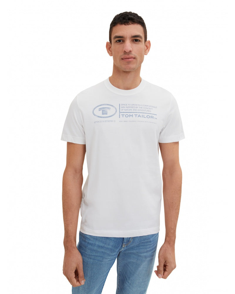 Tom Tailor Printed Crewneck T-Shirt