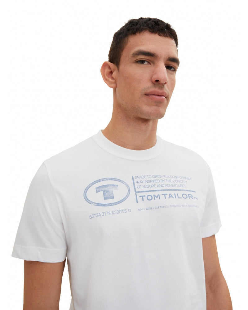 Tom Tailor Printed Crewneck T-Shirt