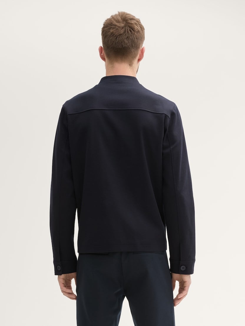 Tom Tailor pánska bunda bomber tmavomodrá