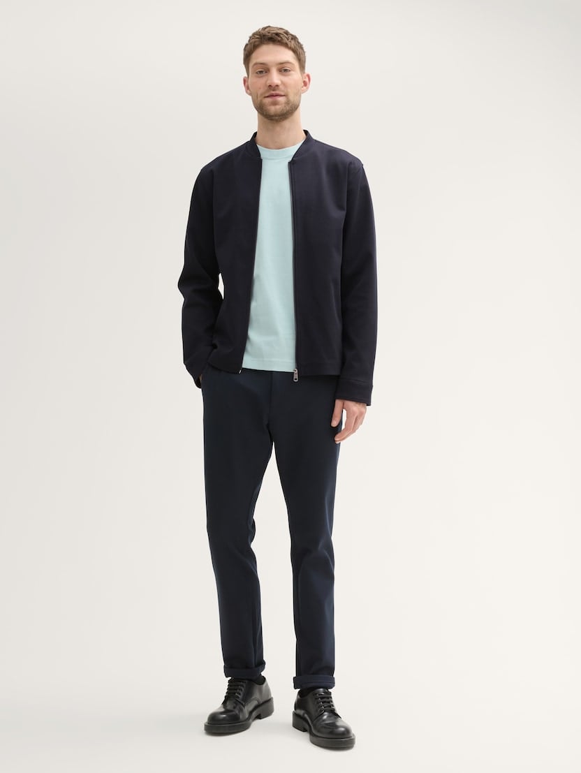 Tom Tailor pánska bunda bomber tmavomodrá