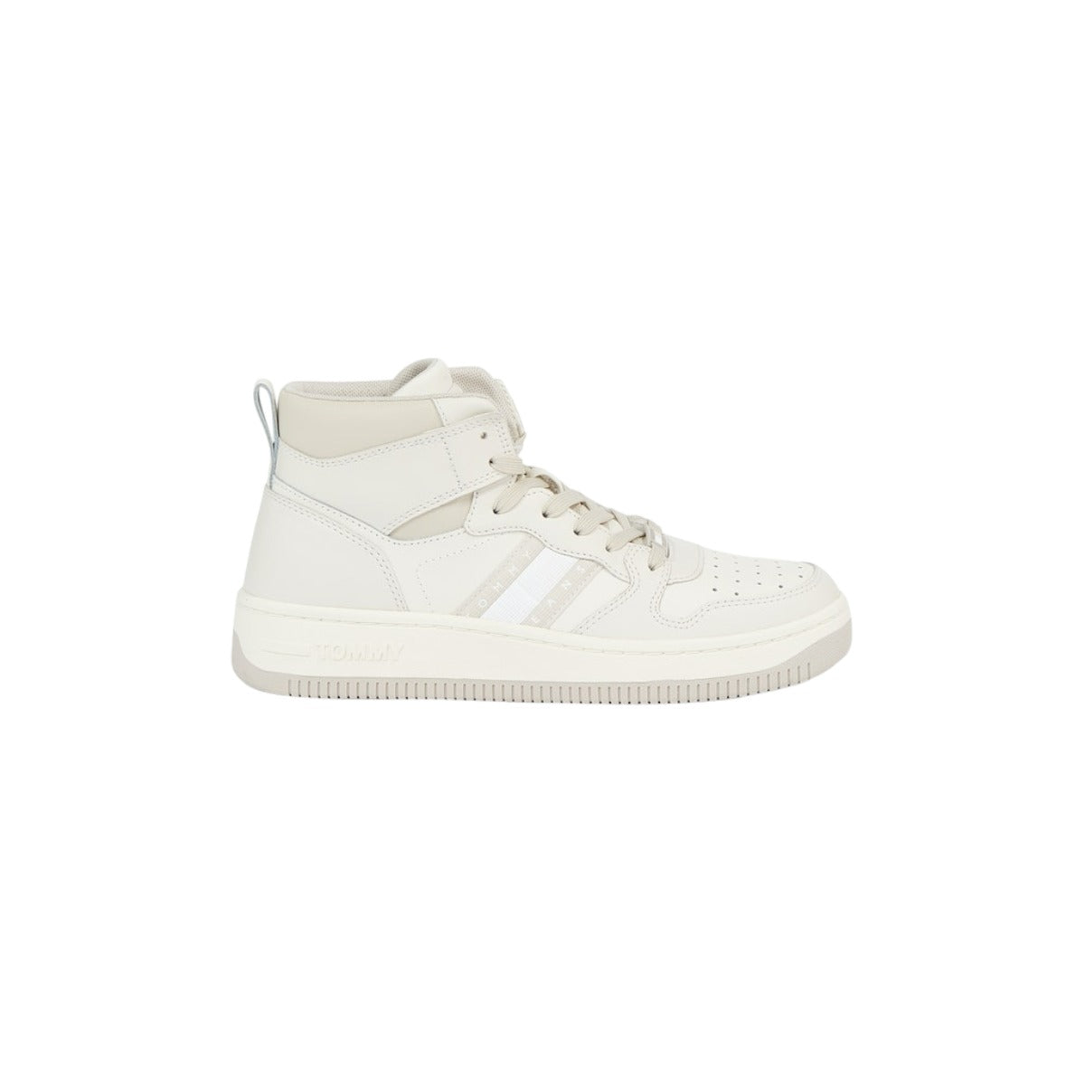 Tommy Hilfiger dámske tenisky TJW RETRO BASKET MC LEATHER MIX béžové