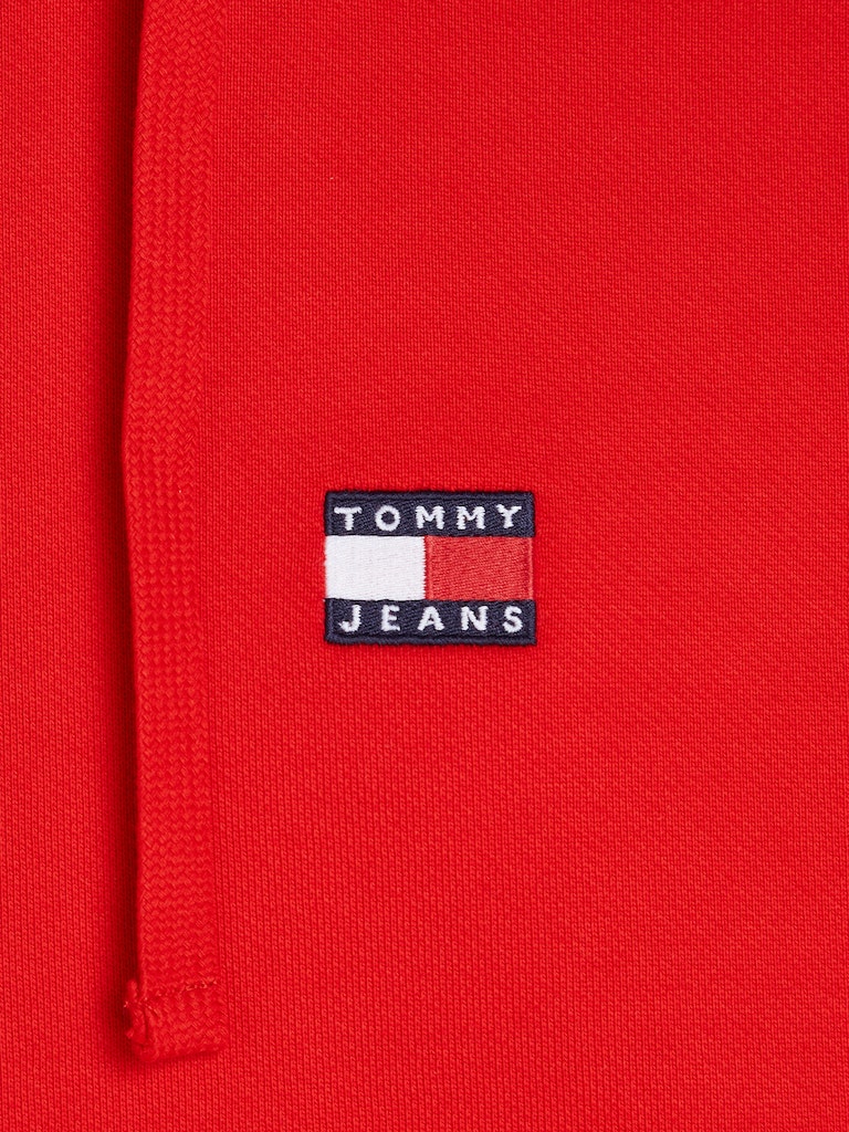 Tommy Hilfiger pánska mikina s kapucňou TJM Reg Badge Hoodie EXT červená