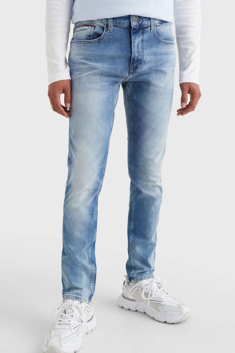 Tommy Hilfiger pánske rifle svetlomodré