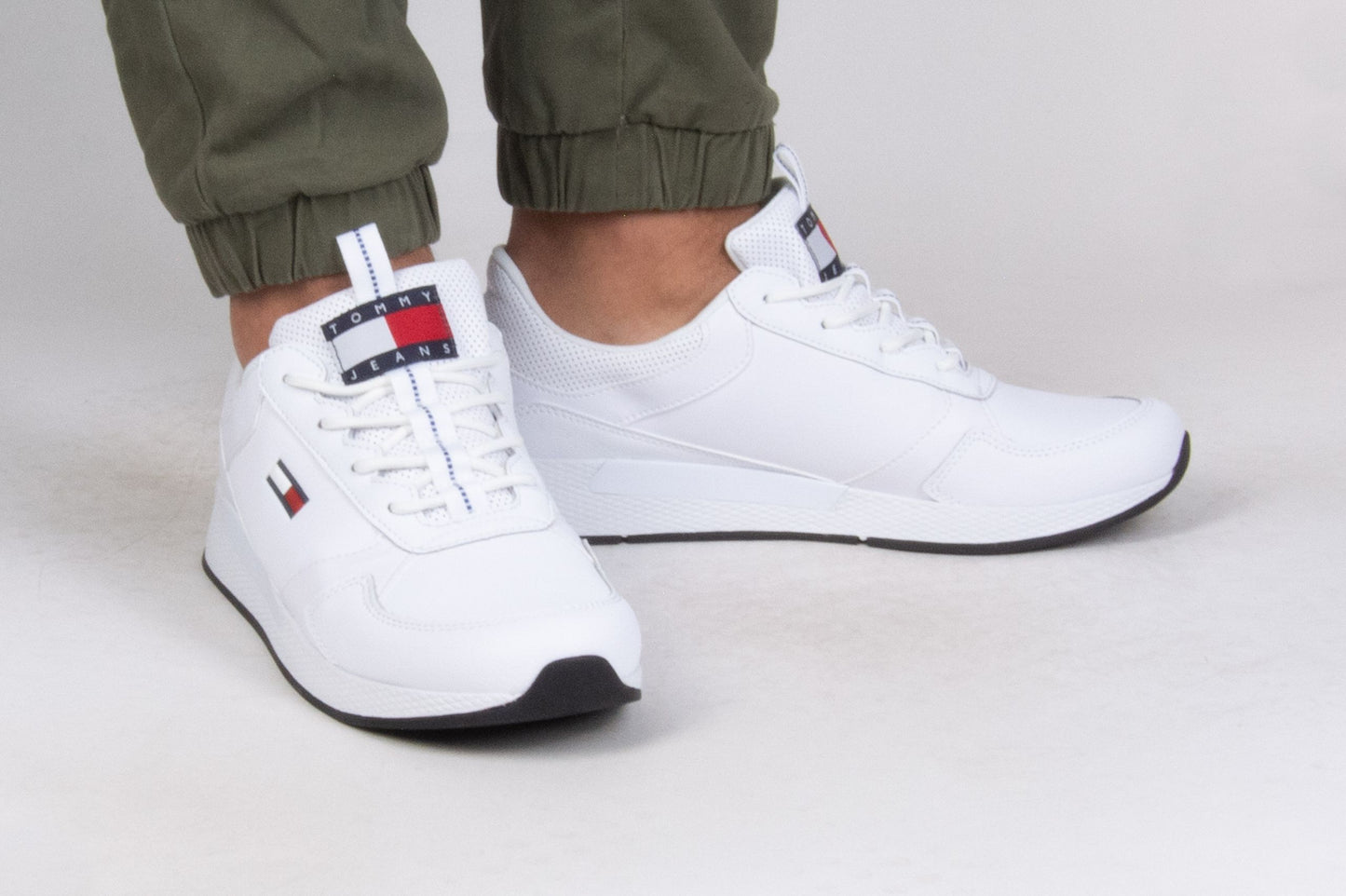 Tommy Hilfiger pánske tenisky Flexi Runner biele