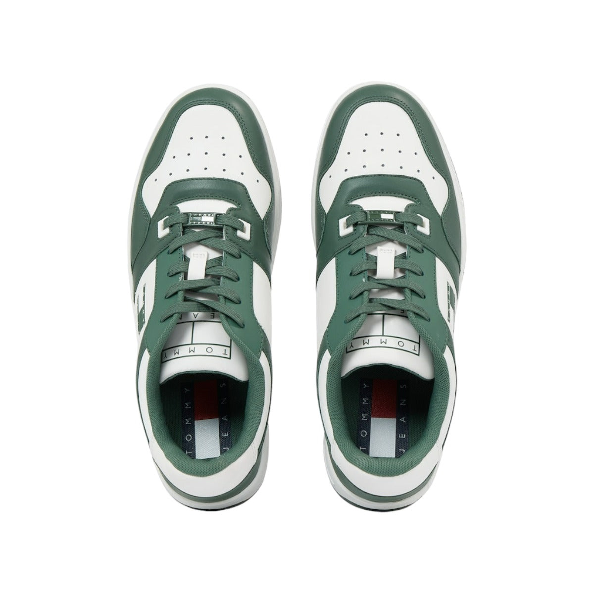 Tommy Hilfiger pánske tenisky TJM Basket Premium zeleno-biele