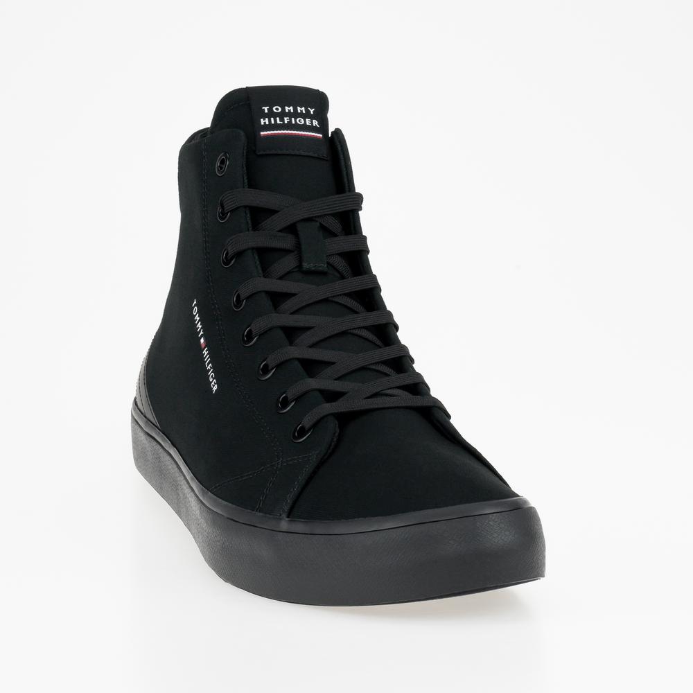 Tommy Hilfiger pánske topánky HI Vulc Core Canvas čierne