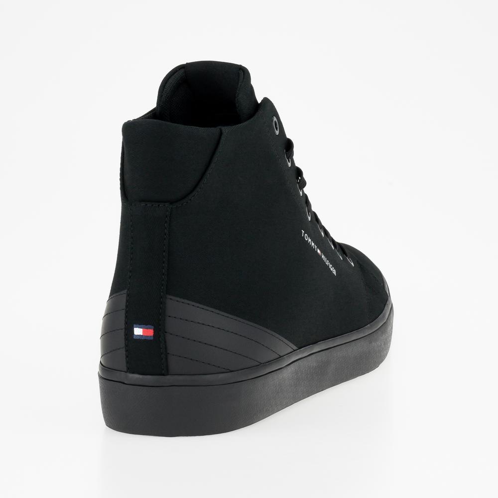 Tommy Hilfiger pánske topánky HI Vulc Core Canvas čierne