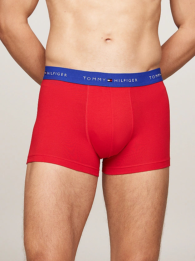 Tommy Jeans 3-Pack Repeat Logo Waistband Trunks