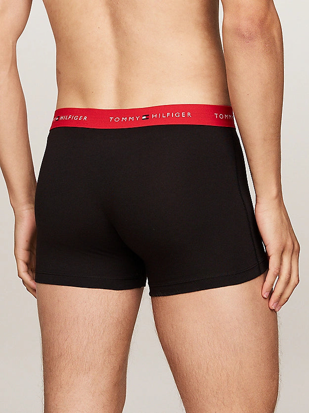 Tommy Jeans 3-Pack Repeat Logo Waistband Trunks