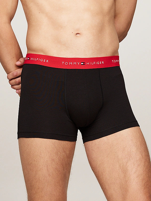 Tommy Jeans 3-Pack Repeat Logo Waistband Trunks