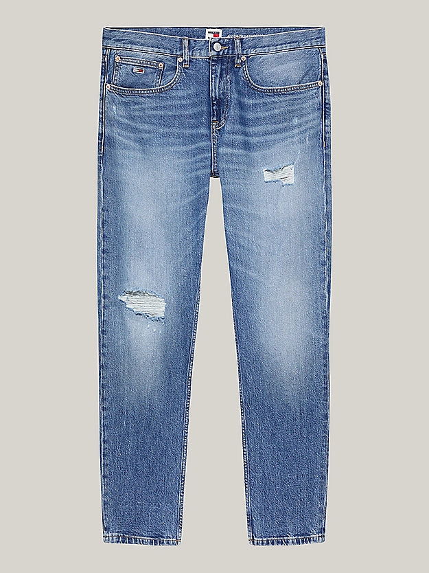 Tommy Jeans Austin Distressed Slim Tapered Jeans
