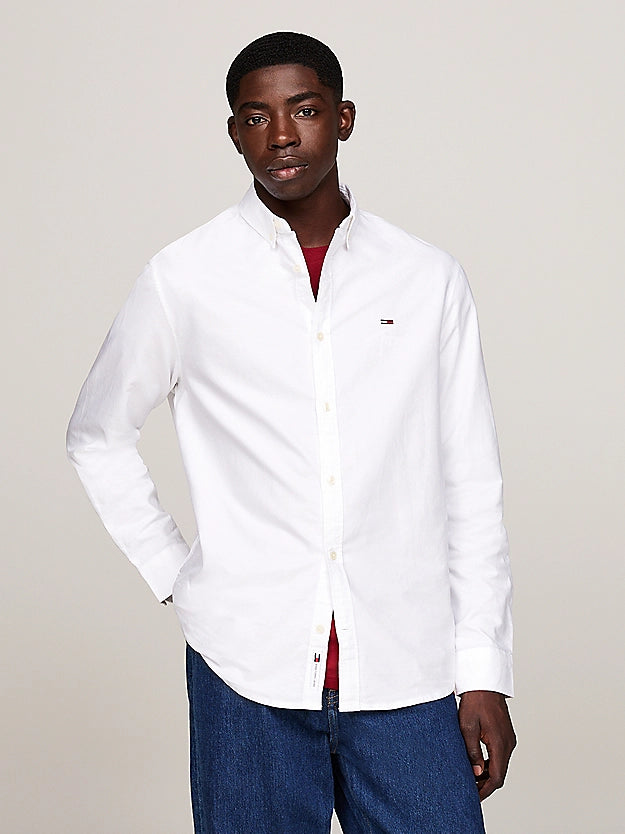 Tommy Jeans Flag Patch Regular Oxford Shirt